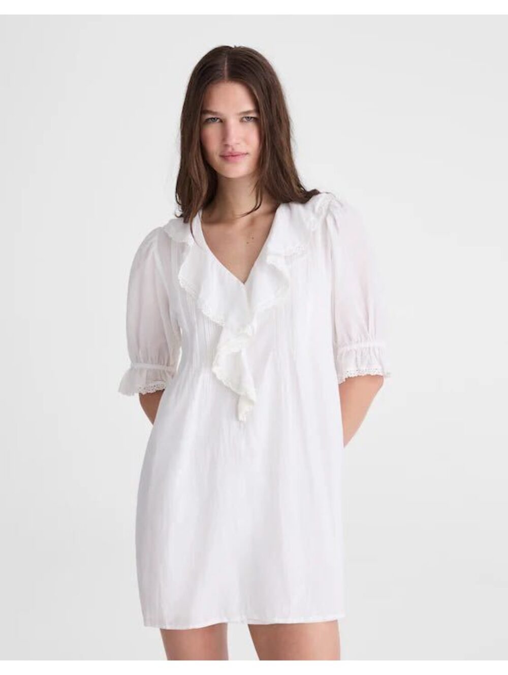 Madewell The Blaire Mini Dress 100% Cotton